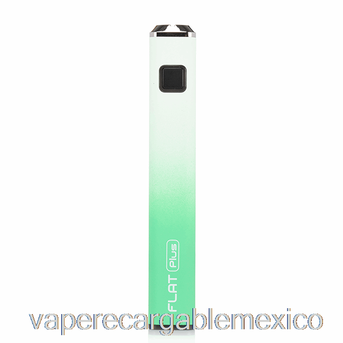 Vape Recargable Yocan Flat Plus 900mah Batería Verde Blanco